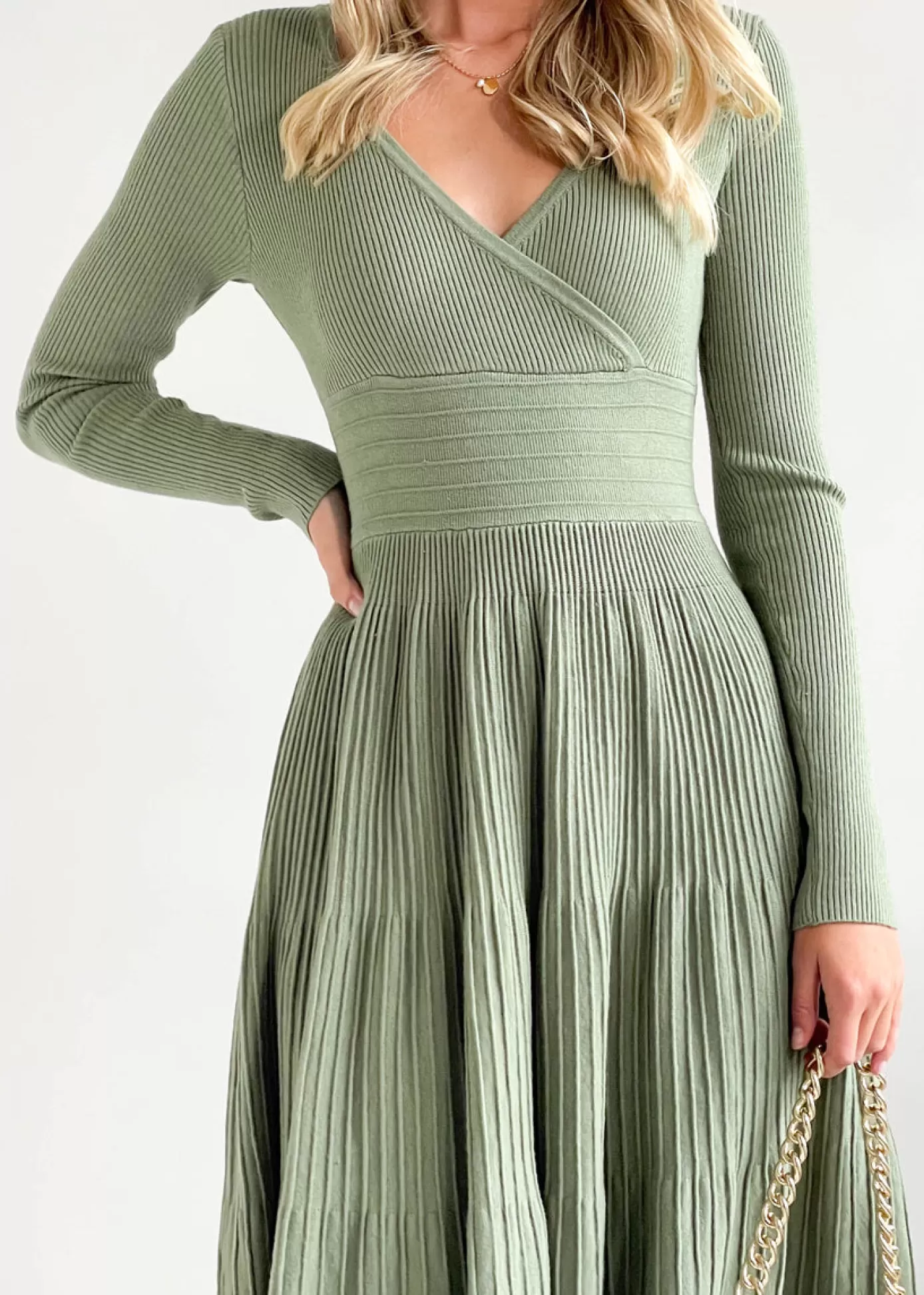 Online Alise Knit Midi Dress Women Knit Dresses