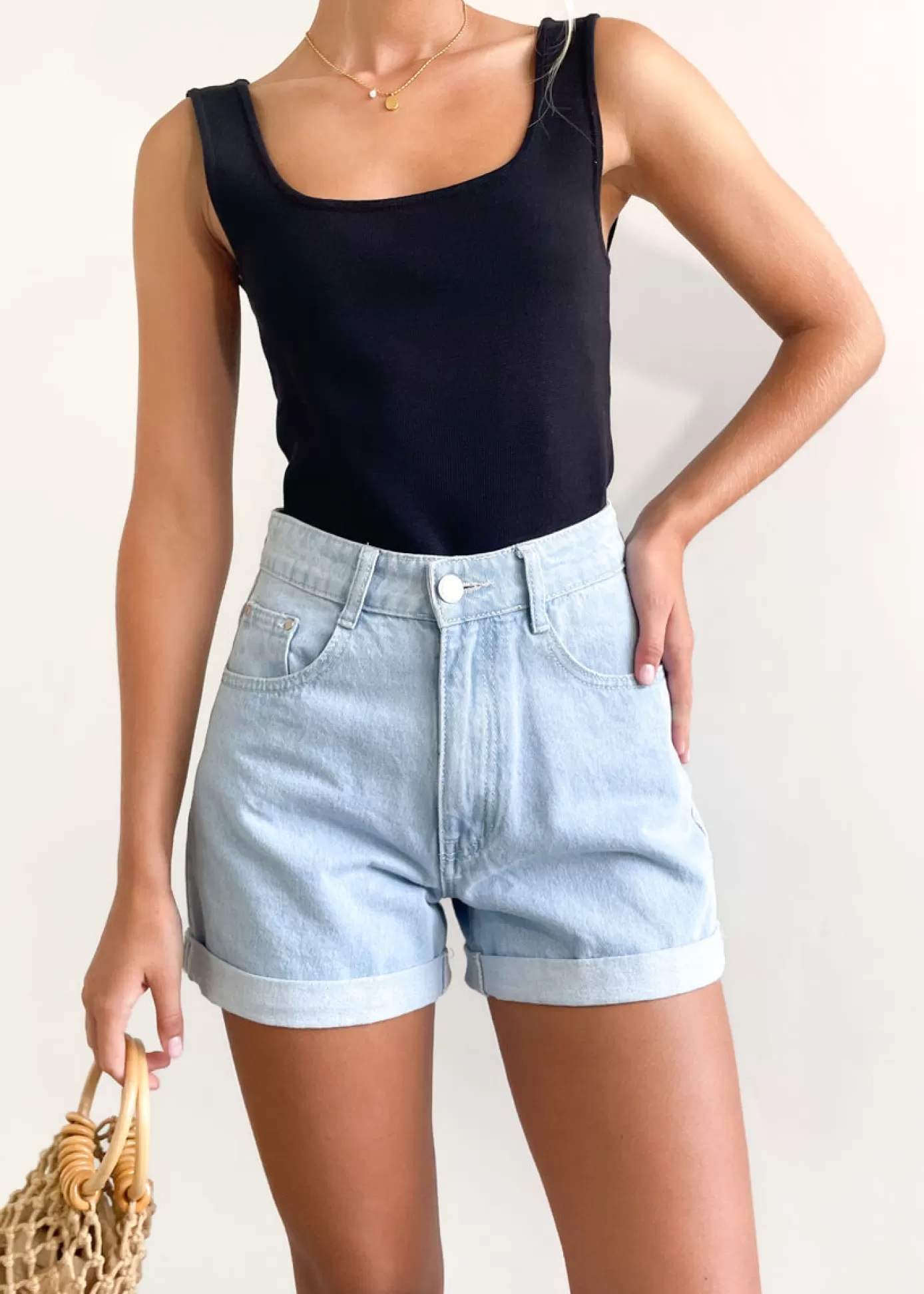 Discount Aster Denim Shorts Women Shorts