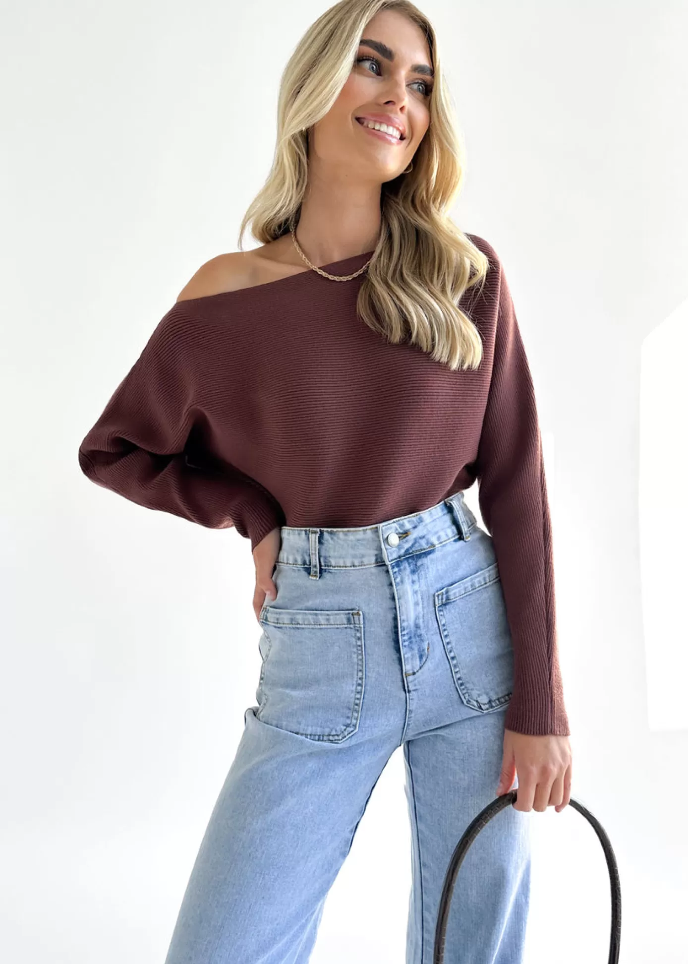 Best Bloome Knit Top Women Basic Tops