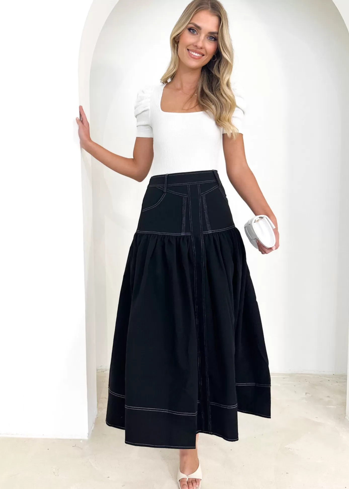 Discount Joyce Midi Skirt Women Skirts