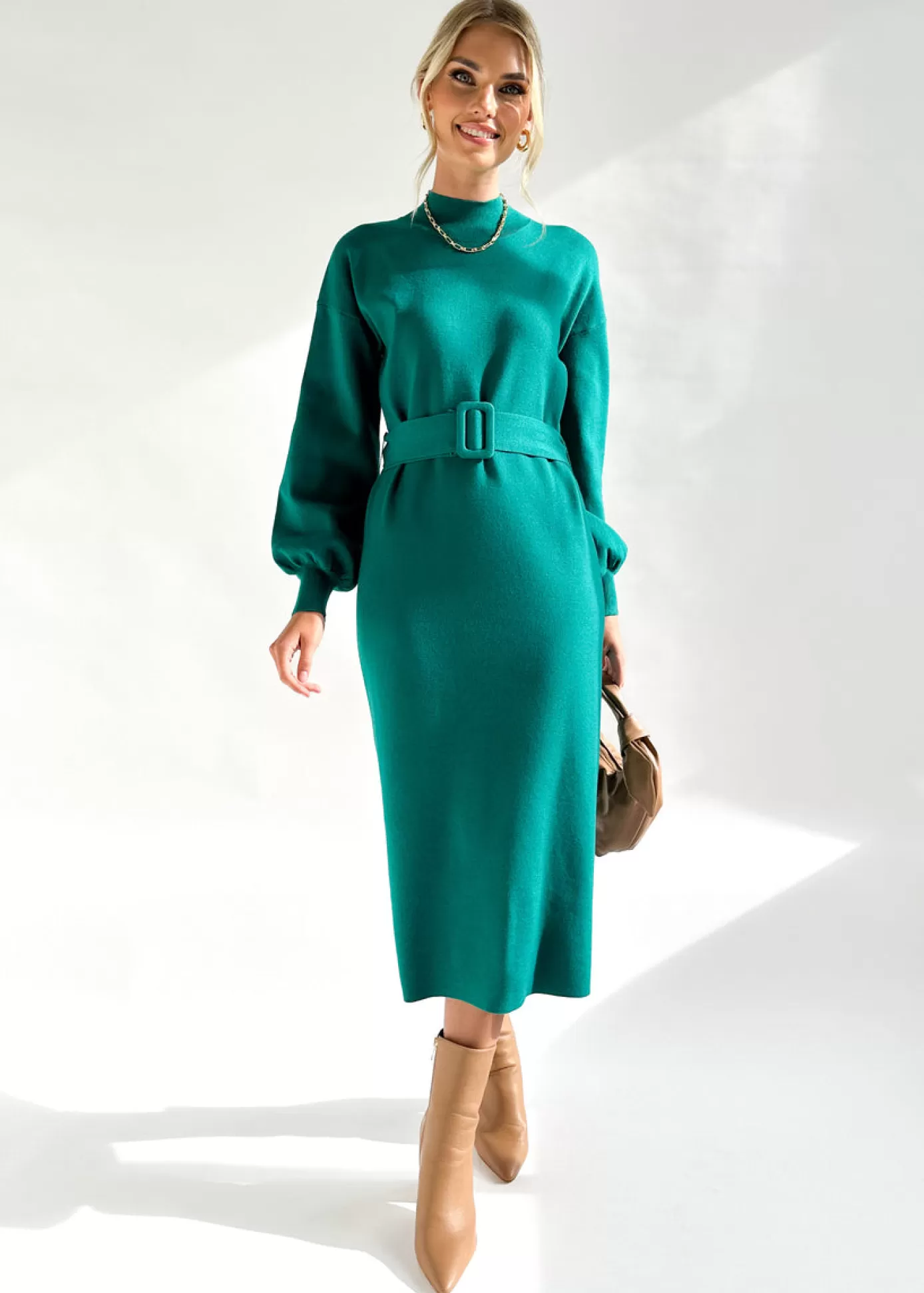 Best Kauie Knit Midi Dress Women Knit Dresses