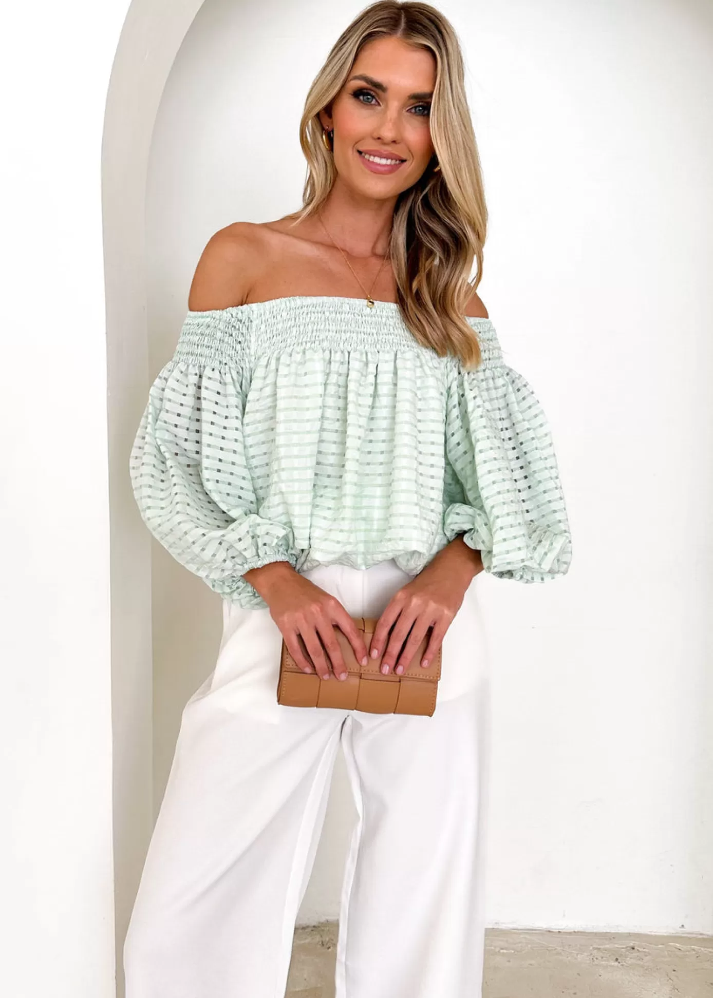 Best Sale Keke Off Shoulder Blouse Women Off The Shoulder