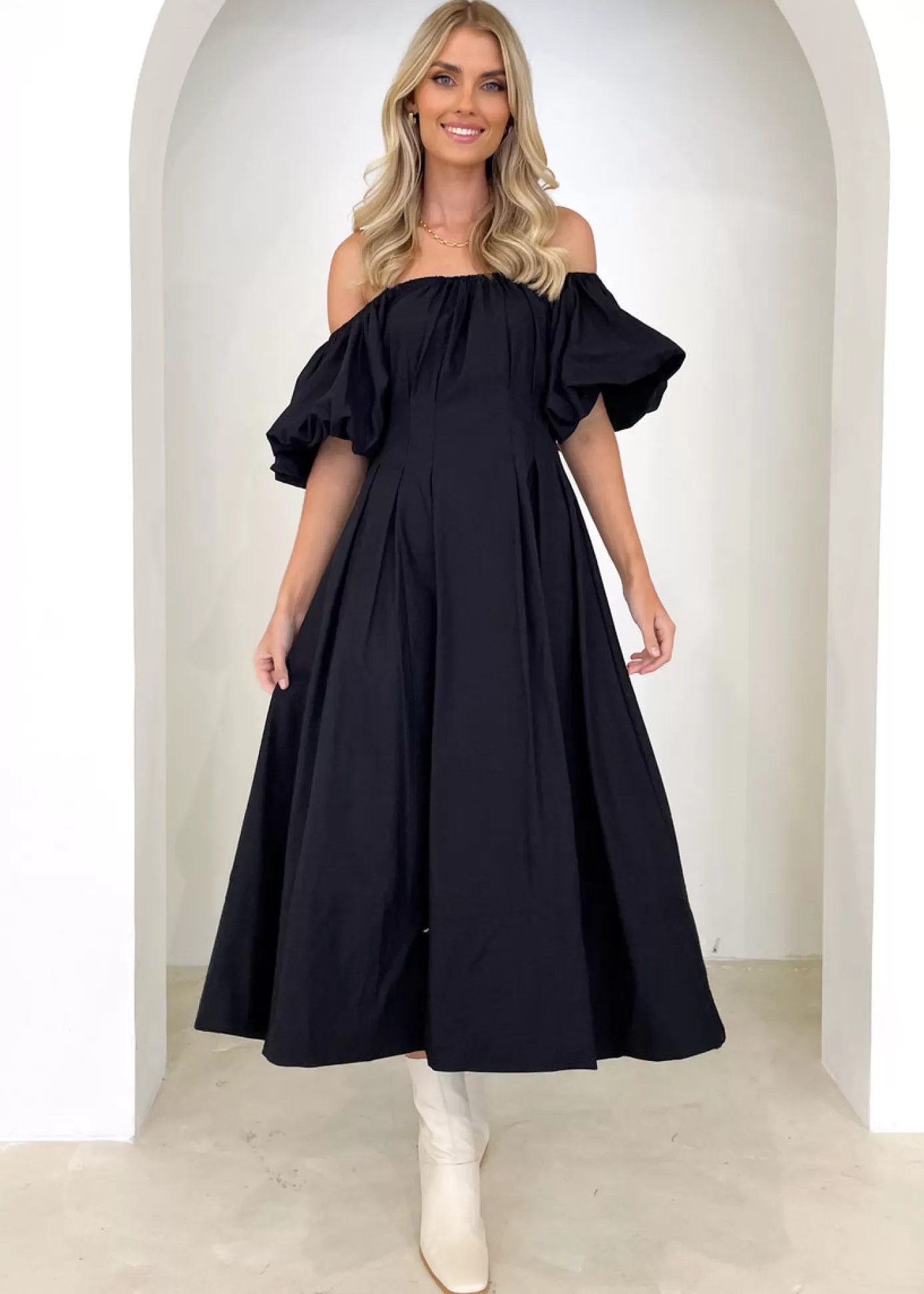 Shop Lessey Off Shoulder Maxi Dress Women Maxi