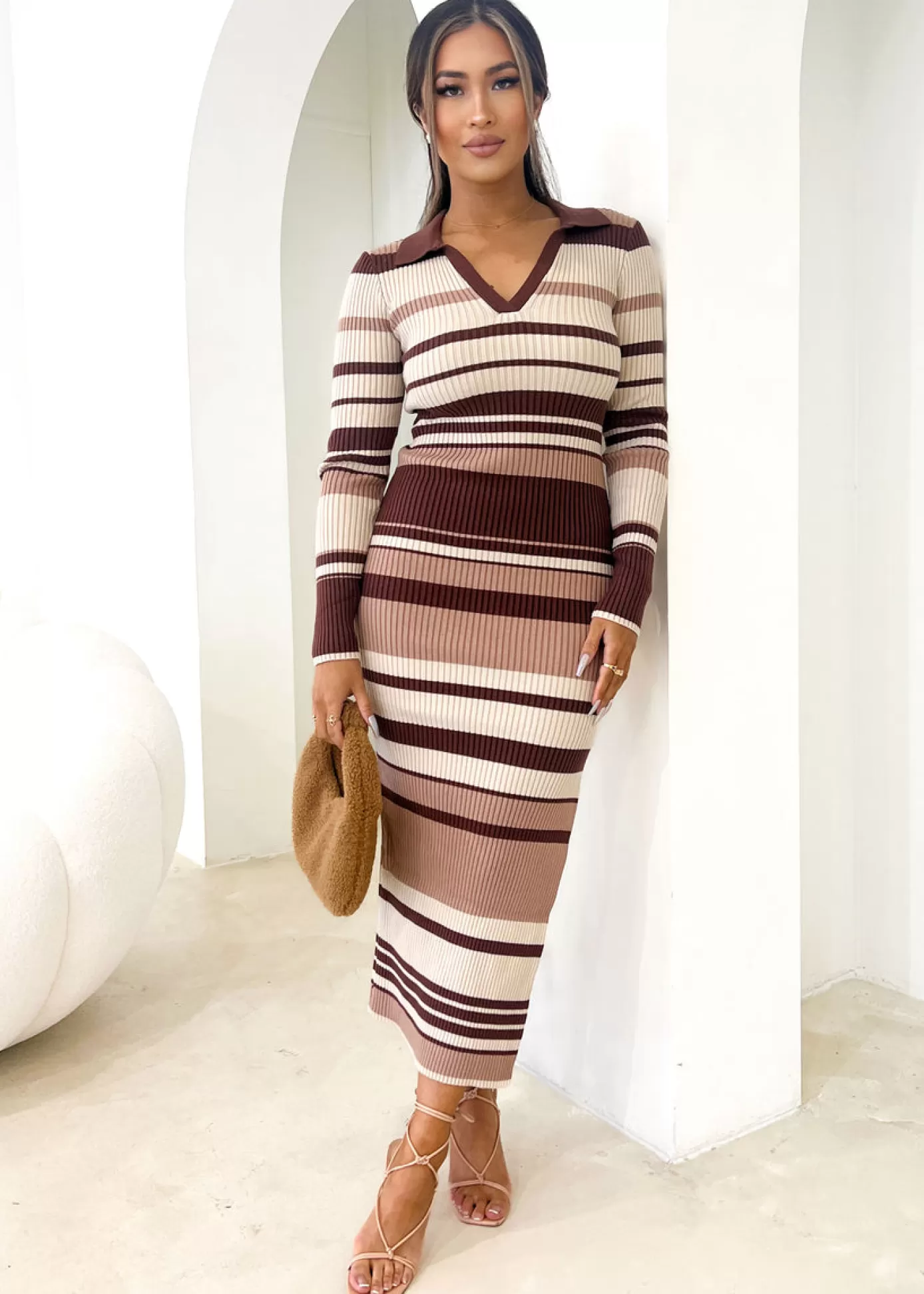 Discount Libbey Knit Midi Dress Women Knit Dresses