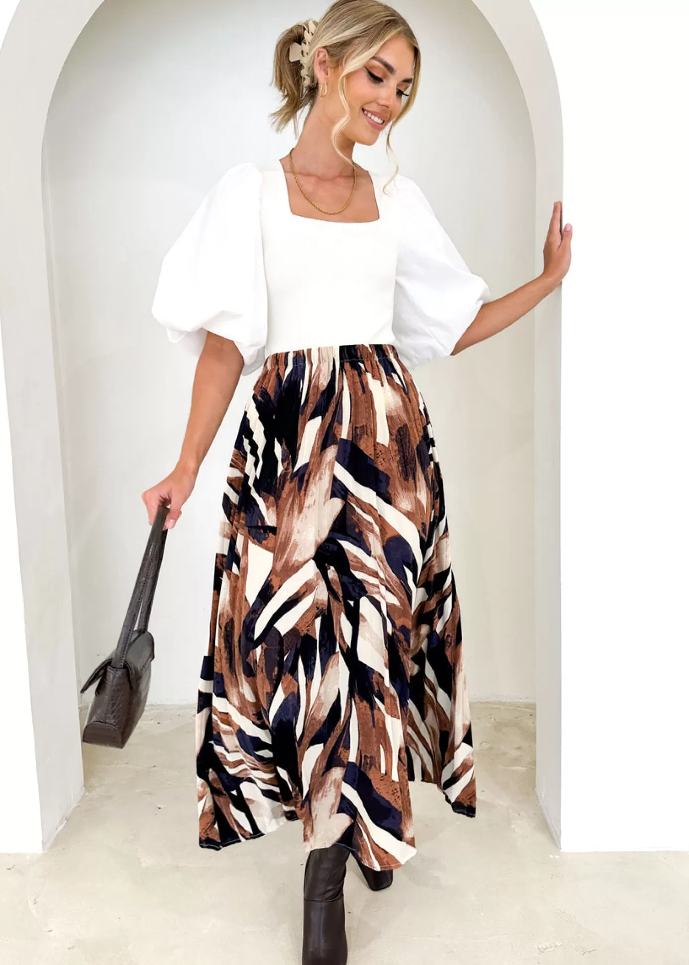 Fashion Livvy Midi Skirt Women Sets