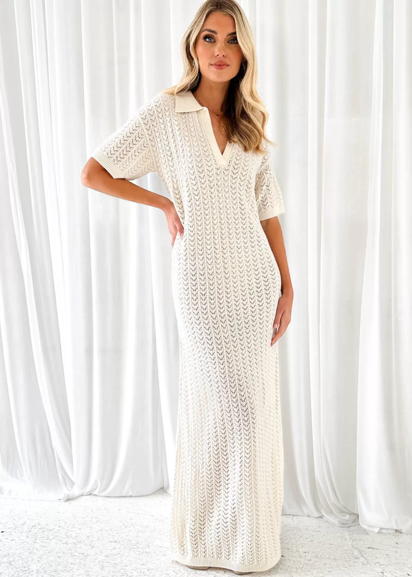 Hot Molliana Knit Maxi Dress Women Maxi