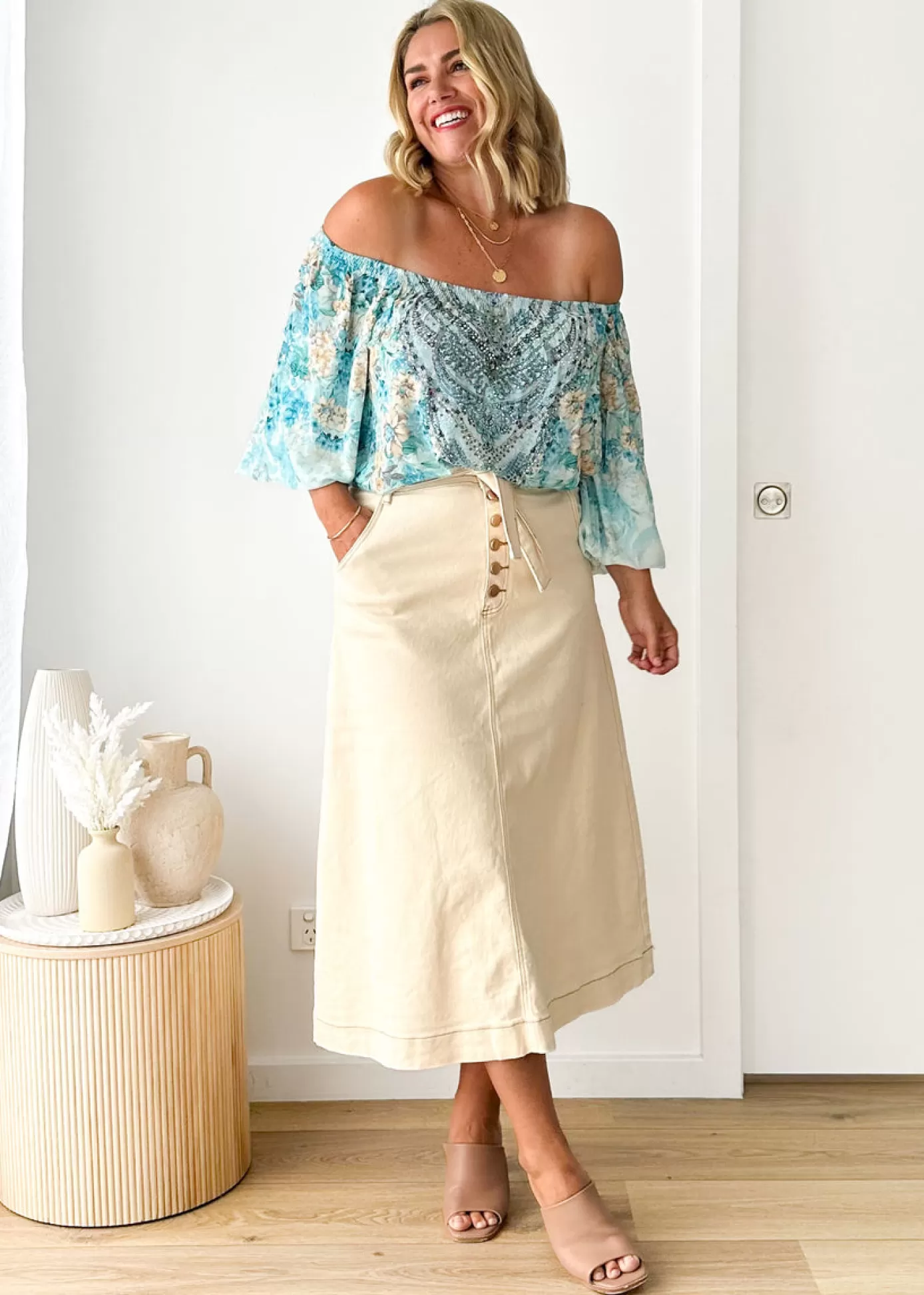 Store Ohana Off Shoulder Blouse Women Off The Shoulder