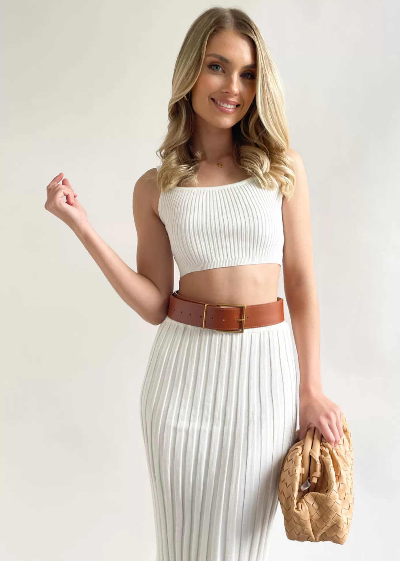 Discount Passia Knit Crop Women Crops