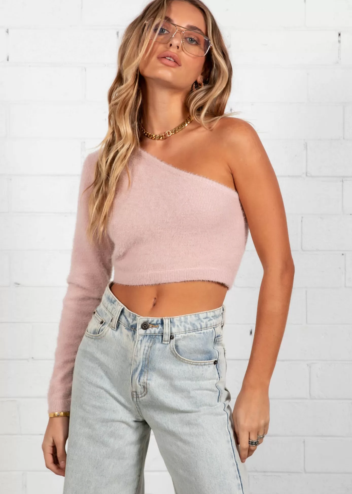 Online Rule Breaker Cropped Sweater Women Sweaters