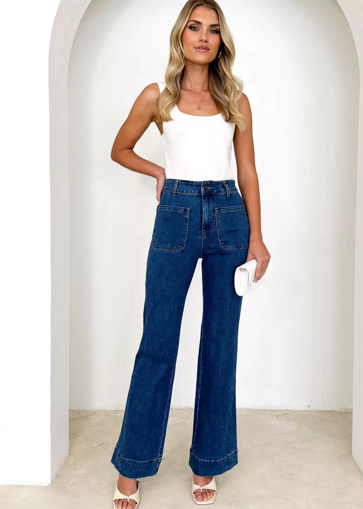 Shop Solita Wide Leg Jeans Women Jeans