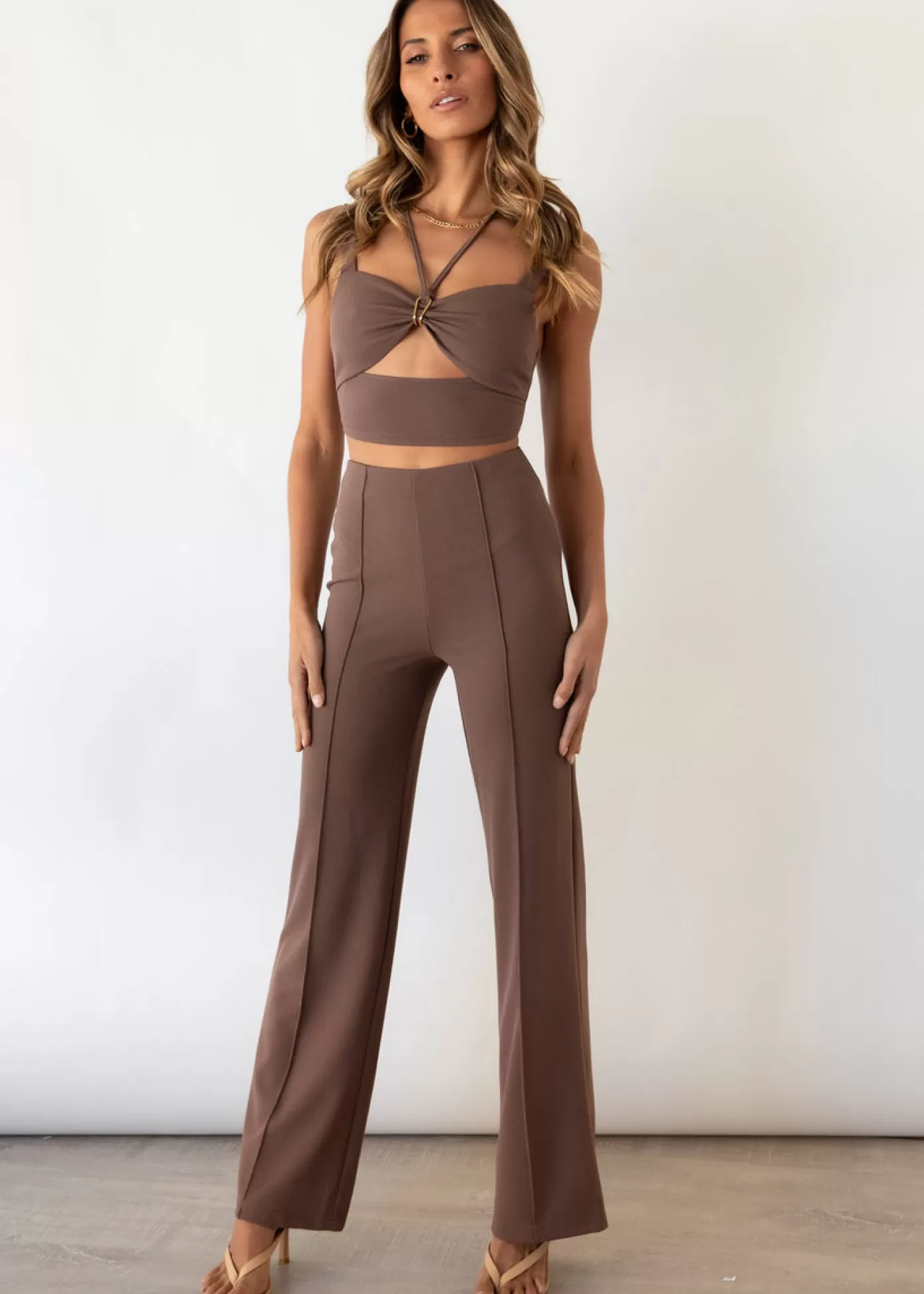 Outlet Switching Sides Crop Women Crops