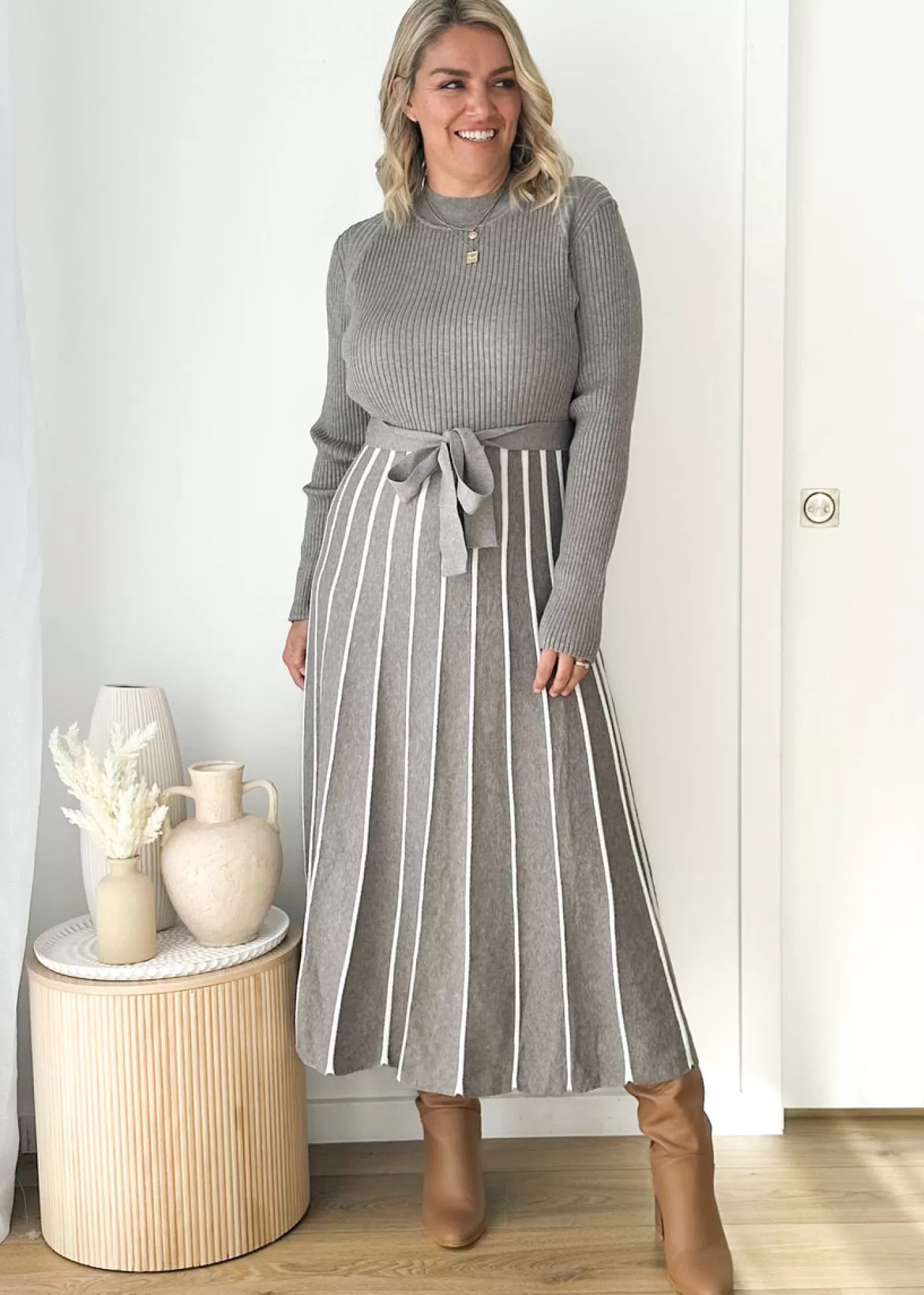 Flash Sale Thorne Knit Midi Dress Women Knit Dresses