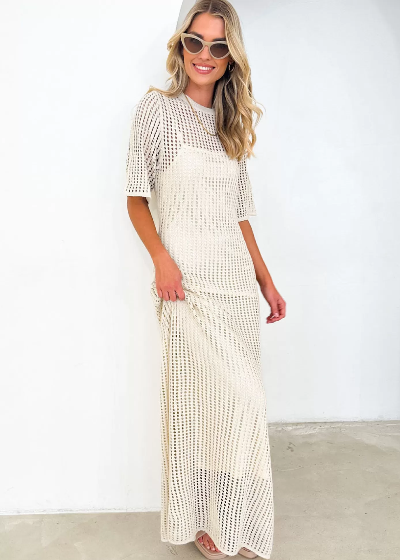 Online Vivvy Crochet Maxi Dress Women Maxi