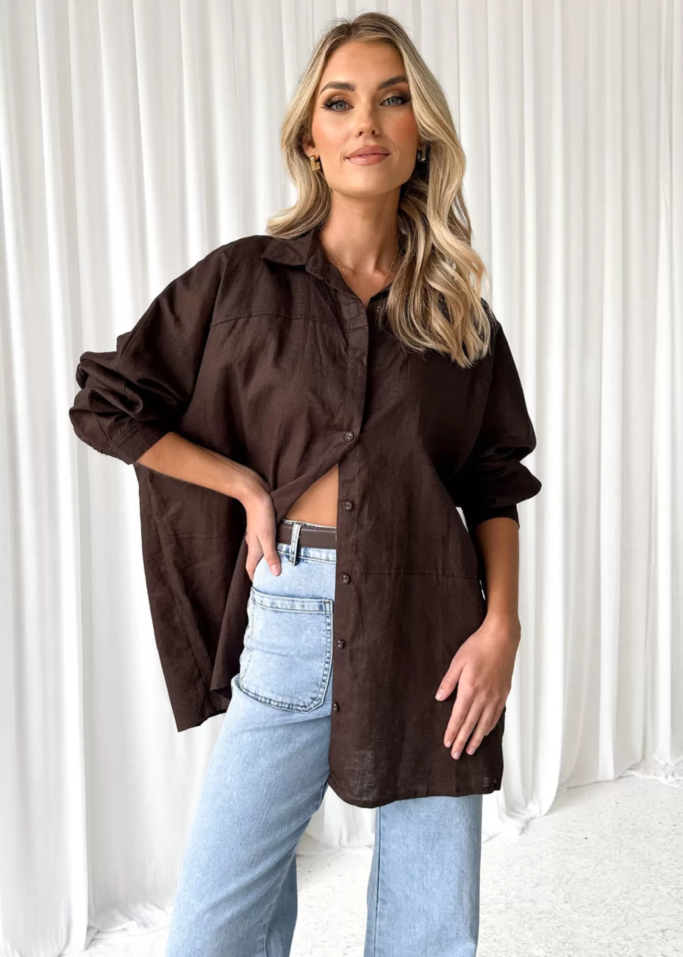 Fashion Zullo Linen Shirt Women Sets